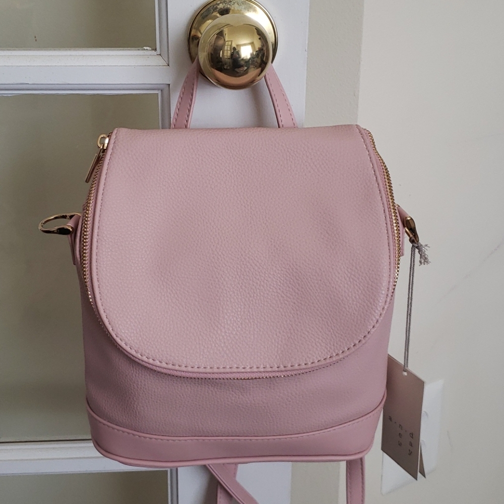 **SOLD** A New Day Pink Backpack Crossbody Bag NWT - Picture 1 of 6